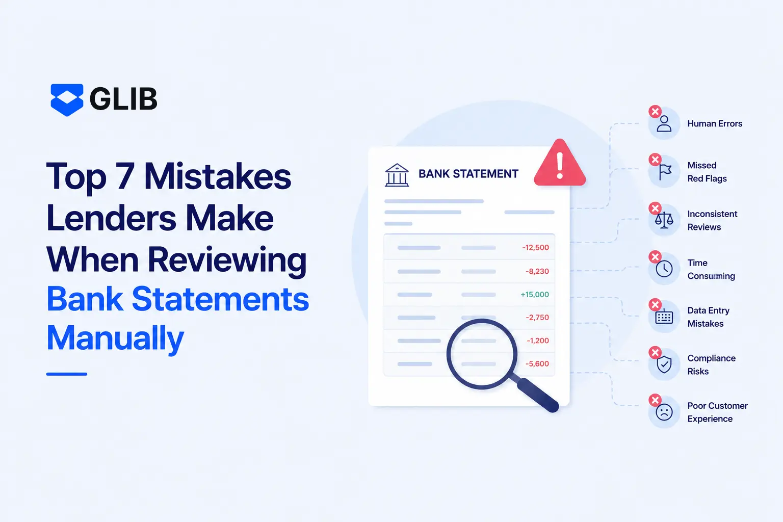 Top 7 Mistakes Lenders Make When Reviewing Bank Statements Manually
